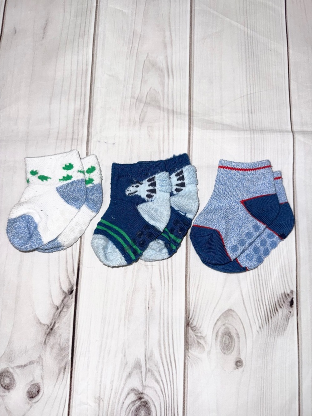 Set of Baby Grippy Socks 0-6 months
